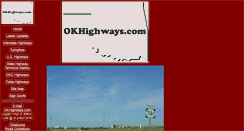 Desktop Screenshot of okhighways.com